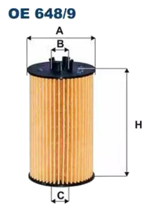 Масляный фильтр Filtron OE648/9