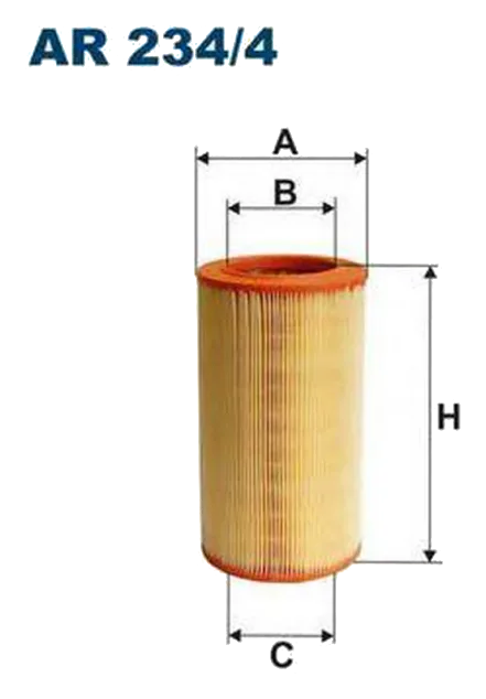 Воздушный фильтр Filtron AR234/4 FIAT