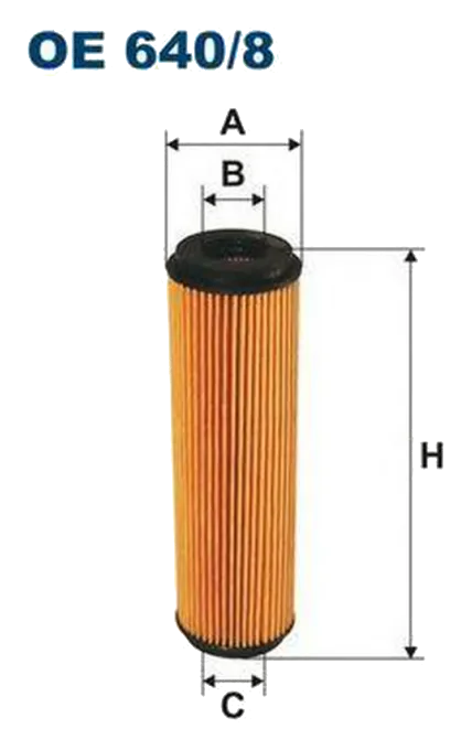 Масляный фильтр Filtron OE640/8 (вставка)
