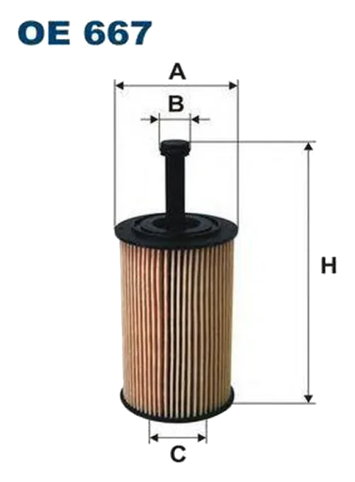 Масляный фильтр Filtron  FILTRON-AD107 OE667 двс
